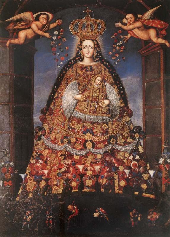 unknow artist The Virgin of Belen China oil painting art